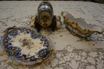 Французький Руанський фаянс, ручний розпис французький