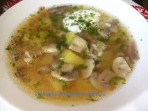 Грибний суп гриби