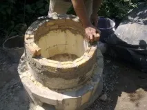 Будуємо стаціонарний тандир цегли