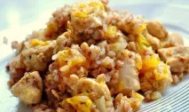 Як готується куряча грудка з гречкою гречкою