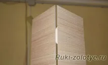 Як з’єднати деталі ЛДСП торцями, під кутом на вус лдсп