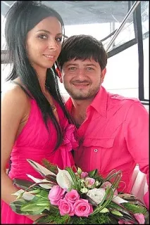 Як виглядали Мишко Галустян та його дружина у день свого весілля (Фото) його
