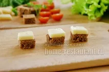 Канапе з креветками на шпажках шпажках