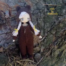 Каркасна лялька гачком Сонечка, частина 1 тіло - Katkarmela про в’язання каркасна