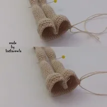 Каркасна лялька гачком Сонечка, частина 1 тіло - Katkarmela про в’язання частина