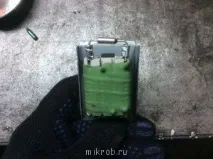 Термозапобіжник блоку резисторів двигуна пічки термозапобіжник