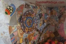 Мозаїка з битої плитки - фартух на кухні - Будинок на Райдузі - тут живе художник кухні