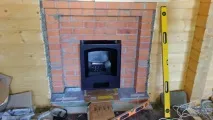 Облицювання печі та каміна плиткою, цеглою, каменем як клеїти плиткою