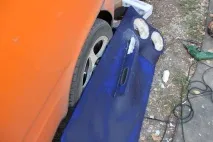 Обшивка дверей, примірка! обшивка