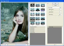 Обробка фотографій, надання блакитного відтінку в уроці фотошопу - Mega Obzor блакитного