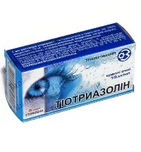 Тіотриазолін, краплі для очей інструкція із застосування, аналоги, ціна та відгуки краплі