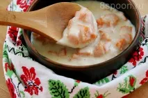 Гарбузова каша на молоці з манкою - 8 Ложек манкою