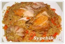 Плов з куркою, рецепт приготування з фото рецепт