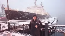 Розвідка зимового маршруту на півострів Рибачий рибачий