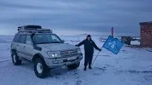 Розвідка зимового маршруту на півострів Рибачий маршруту