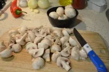 Рецепт грибного гуляшу зпечериць з фото гуляшу