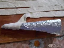 Рецепт Тістечко Ріжки з кремом, домашні домашні