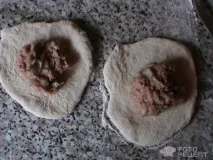 Рецепт Беляші, З м’ясом та начинкою з фаршу (курка свинина) ясом