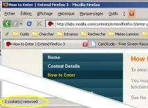 Видалення слідів активних сайтів у Firefox видалення