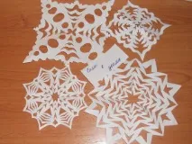 Самі з вусами - Blog Archive Сніжинки з паперу вусами