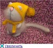 Спицевий котик за ідеями Тані Оробець спицевий