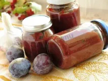 Соус сацебелі на зиму зі слив домашній рецепт з фото слив