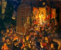 Вірші та картини до Великодня Великодня