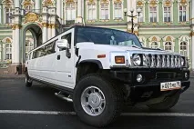 Оренда лімузина Хаммер на весілля в СПб, замовити прокат білого Hummer h2 в Санкт Петербурзі лімузина