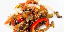 Баклажани по-корейськи на зиму - рецепти домашніх заготовок закусок та необхідні інгредієнти рецепти