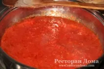 Базовий томатний соус для піци - Ресторан Будинку томатний