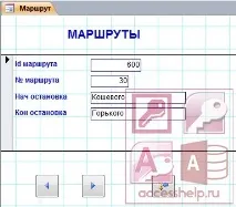 База даних Access Міський транспорт - Бази даних Access база
