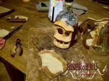 Декупаж пляшки шкіра кераміка - Зробити своїми руками, hand made кераміка