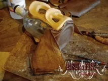 Декупаж пляшки шкіра кераміка - Зробити своїми руками, hand made пляшки