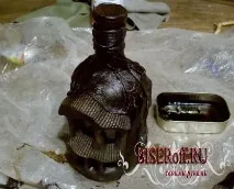 Декупаж пляшки шкіра кераміка - Зробити своїми руками, hand made зробити