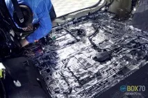 Детальний фотозвіт шумоізоляції Toyota Highlander шумоізоляції