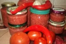 Горлодер з помідорів на зиму - Рецепти кулінарії зиму