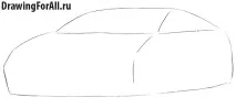 Як намалювати автомобіль БМВ i8 намалювати