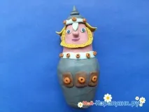 Як зліпити богатиря із пластиліну зліпити