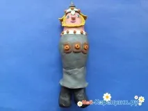 Як зліпити богатиря із пластиліну пластиліну