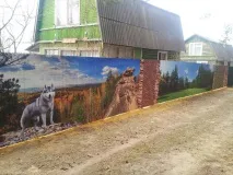 Як прикрасити паркан із профнастилу профнастилу
