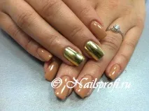 Дзеркальний манікюр (інноваційна розробка), Мережа студій краси - NailsProfi манікюр