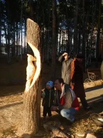 Коли бензопила оживляє дерево бензопила