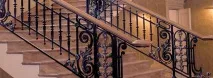 Ковані перила для сходів краєвиди, фото, монтаж перила