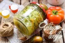 Мариновані зелені помідори на зиму. зелені