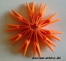 Модульне орігамі Ялинка, схема збирання, модульне орігамі на Новий рік орігамі