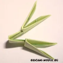 Модульне орігамі Ялинка, схема збирання, модульне орігамі на Новий рік збирання