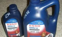 Особливості моторної олії марки Esso Ultra 10W-40 особливості