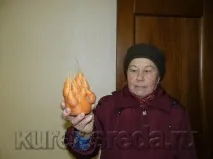 Помаранчевий храм виріс на грядці у дачниці з Бердська. виріс