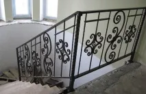 Balustrade pentru scări din metal, lemn cu propriile mâini
