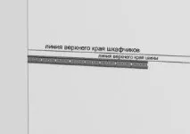 Планка для кухонних шаф. кухонних